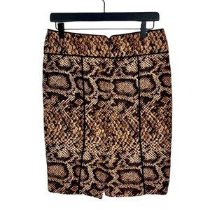 Nanette Lepore Reptile Snake Print Pencil Skirt 2